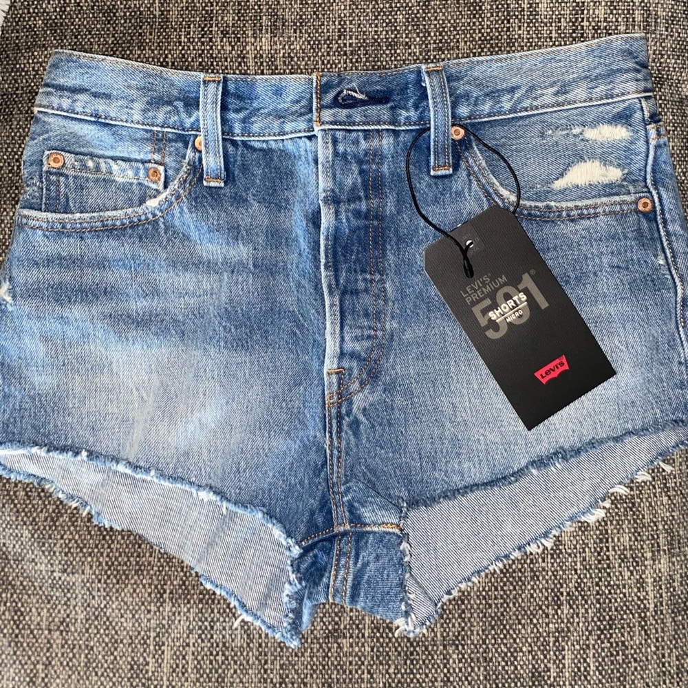 Levi premium blue Jean shorts